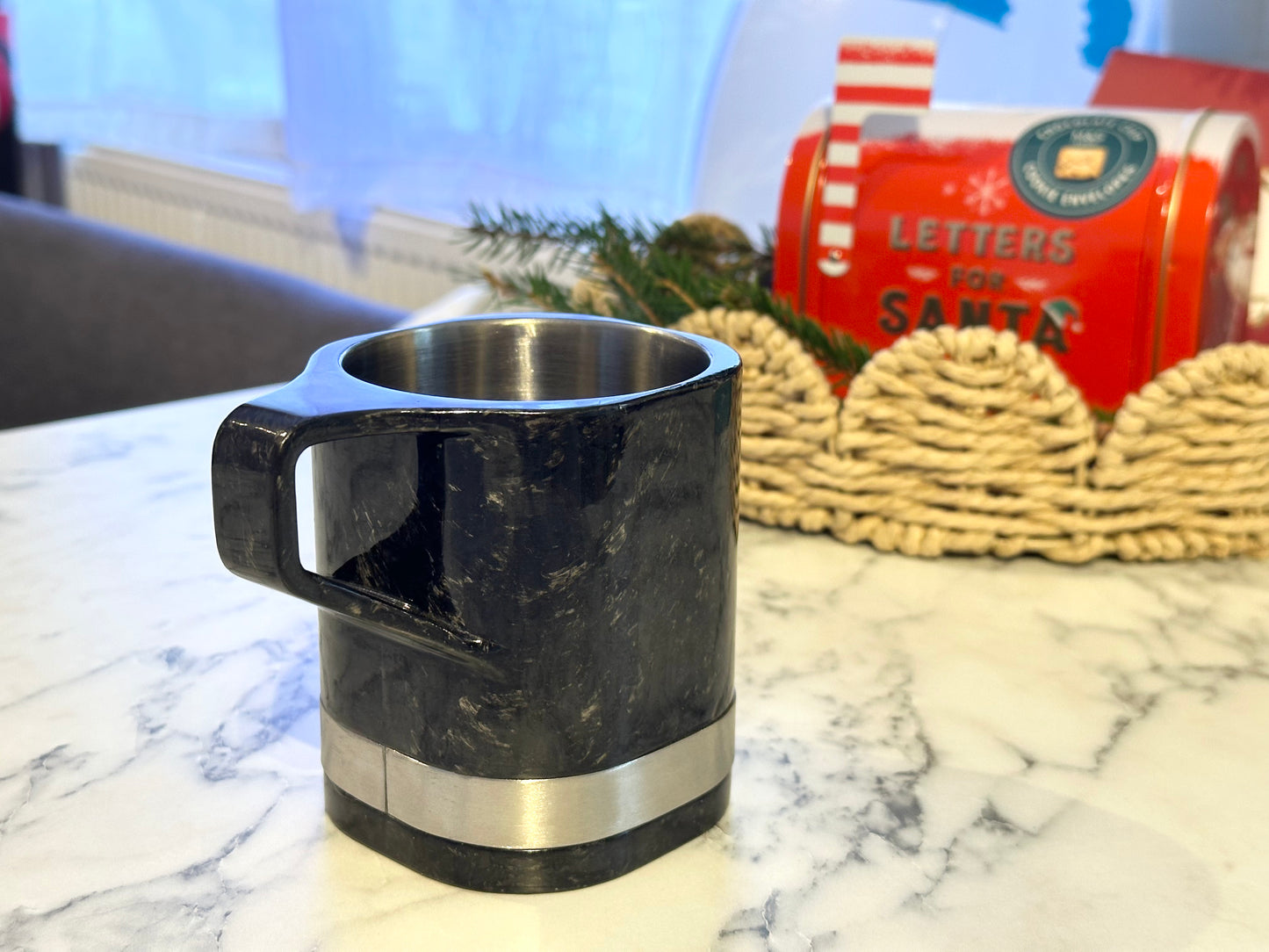 Forged Carbon Fibre Mug – Quotidiano Edition 1 | Handmade in the UK - PerformanceCUPS