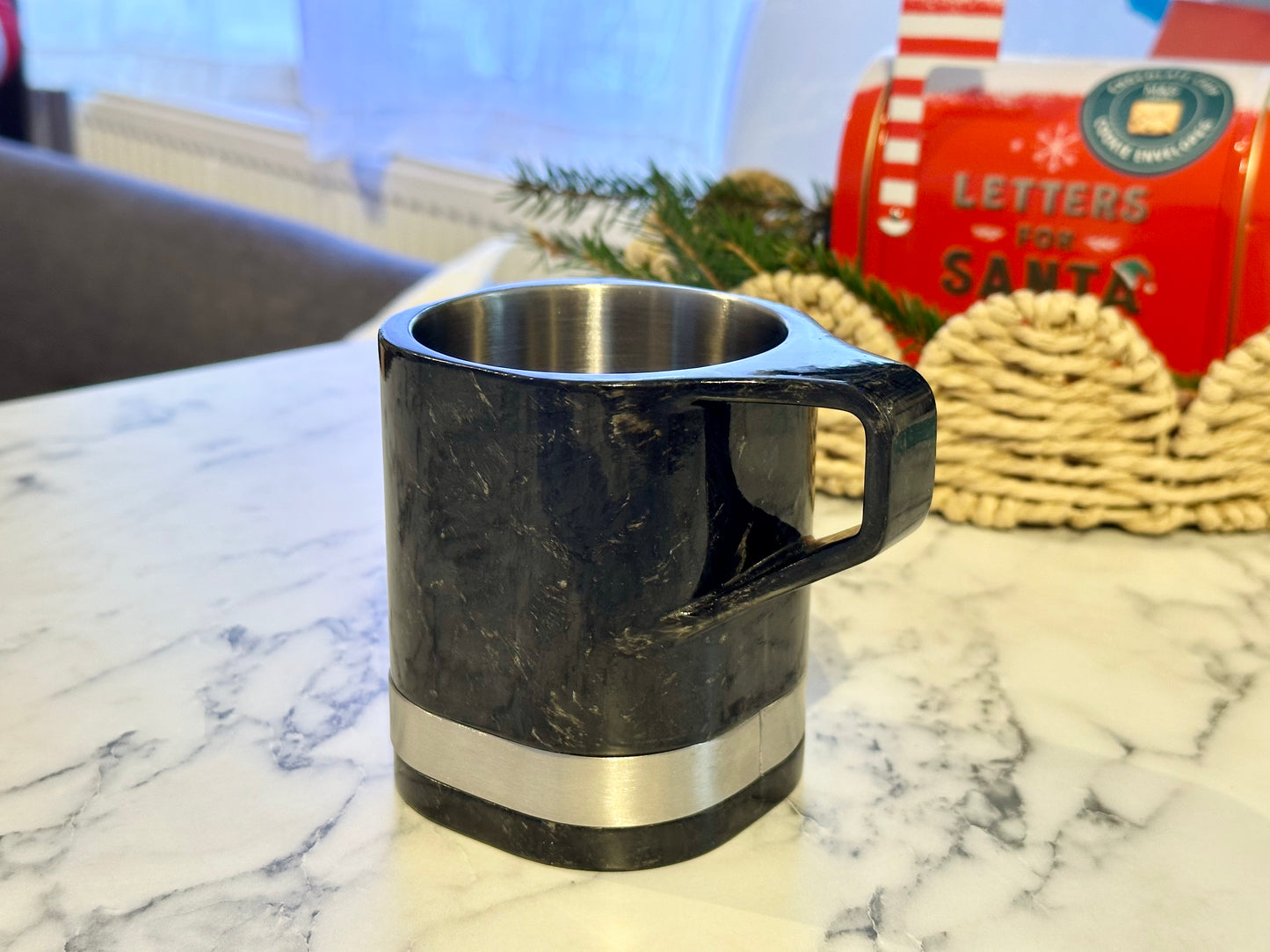 Forged Carbon Fibre Mug – Quotidiano Edition 1 | Handmade in the UK - PerformanceCUPS