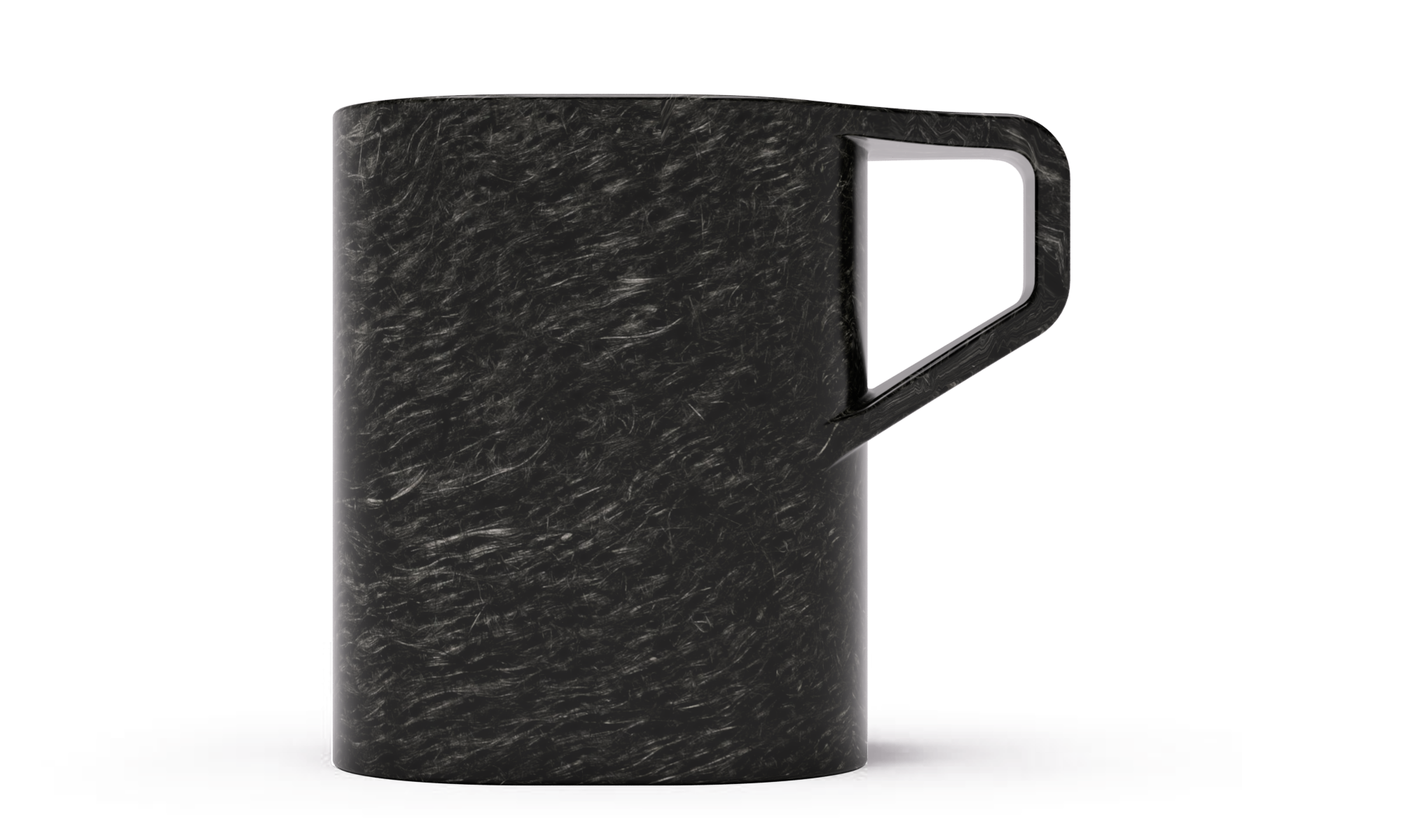 Mug made from 100% recycled carbon fiber 